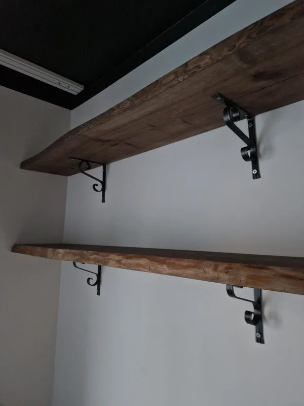 Live Edge Shelves