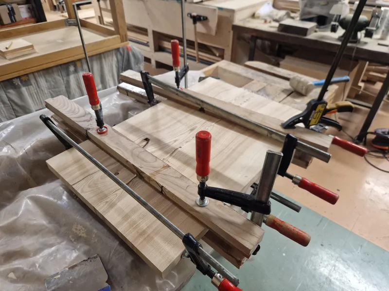 Coffee Table — Milling Tabletops (3)