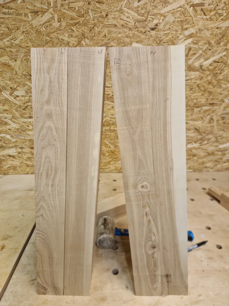 Dining Table Mk2 — Table legs Vertical & Top pieces (7)