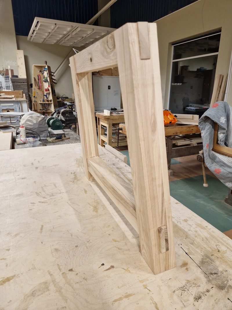 Dining Table MKII — Table legs Mortise and tenon (6)