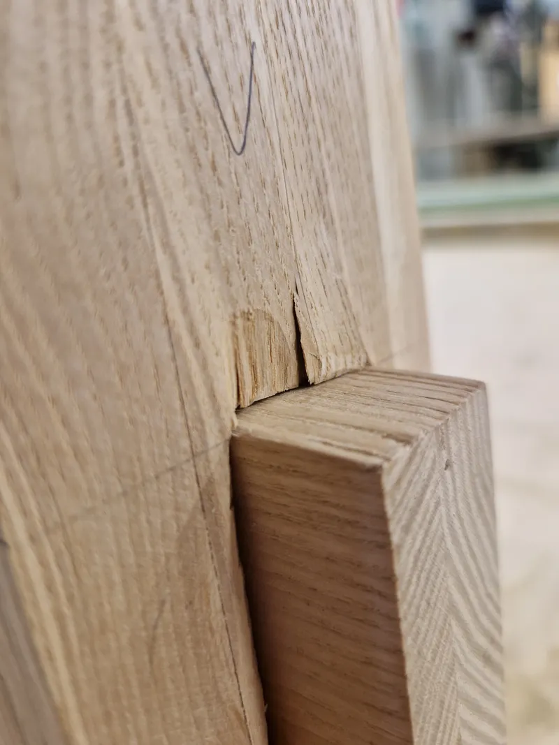 Dining Table Mk2 — Table legs Mortise and tenon (7)