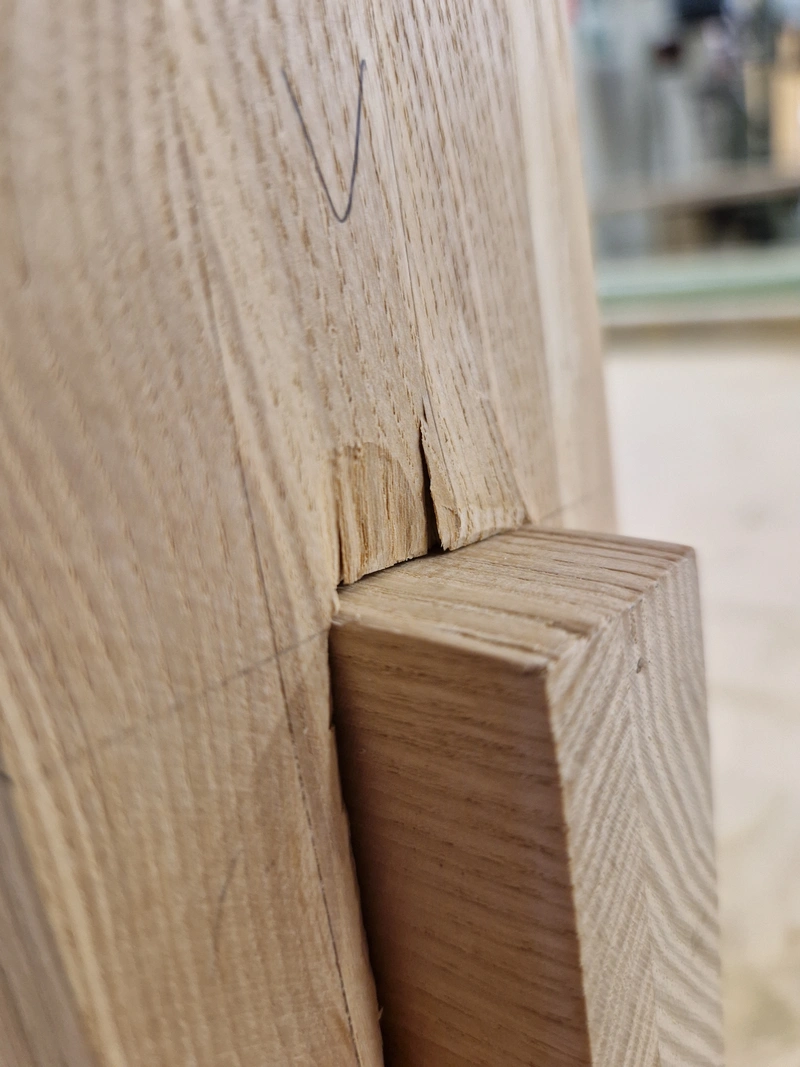 Dining Table MKII — Table legs Mortise and tenon (7)