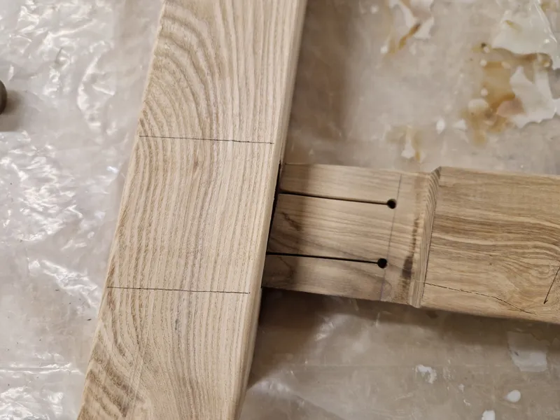 Dining Table Mk2 — Table legs Assembly (5)