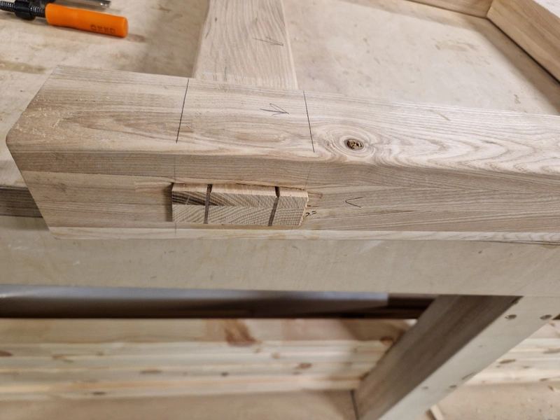 Dining Table MKII — Table legs Assembly (7)