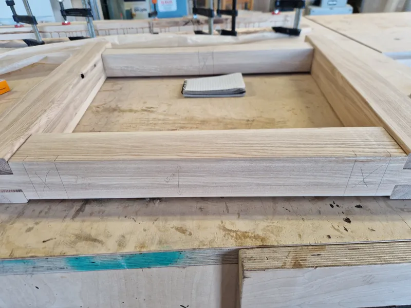 Dining Table Mk2 — Frame Legs & Aprons (1)