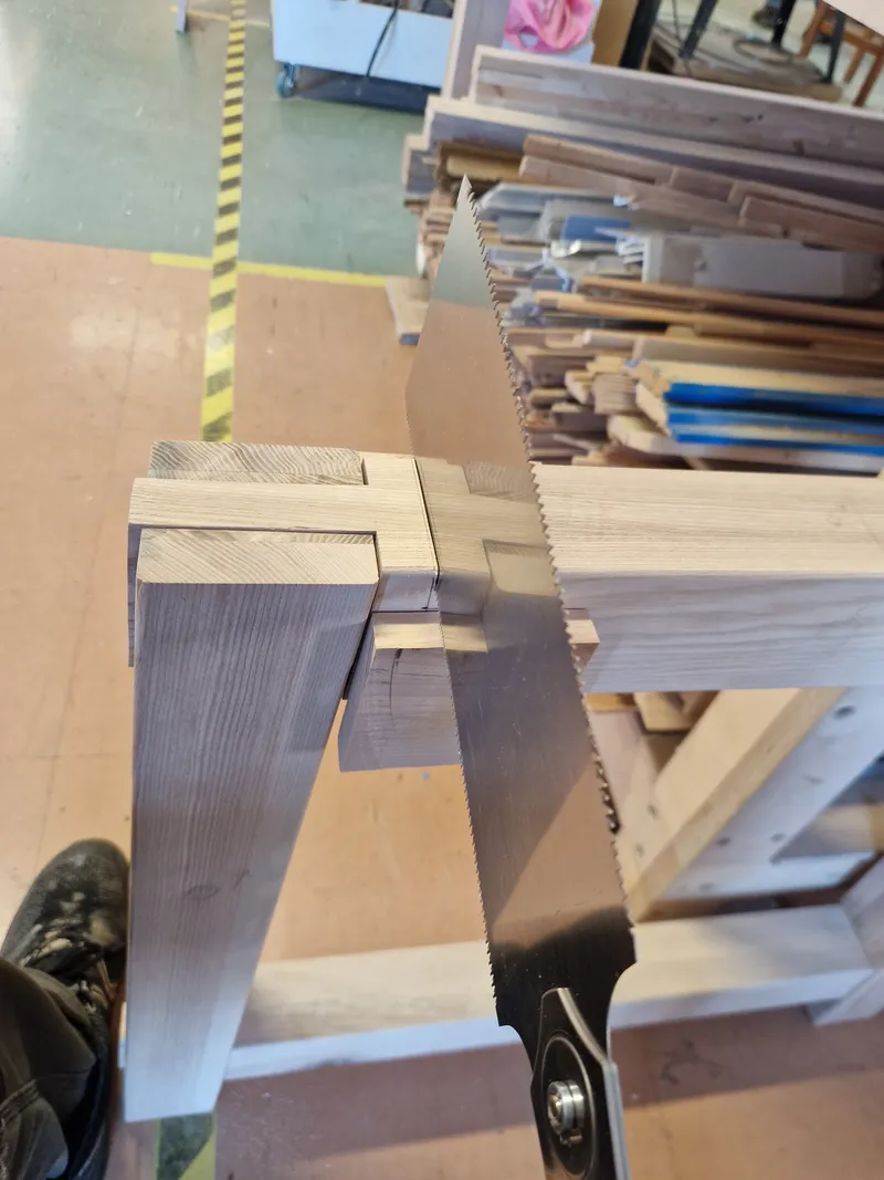 Dining Table Mk2 — Frame Legs & Aprons (2)