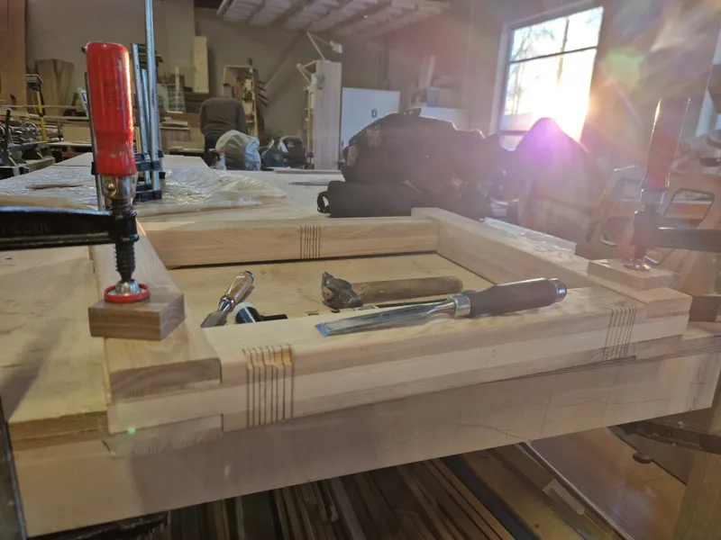 Dining Table Mk2 — Frame Legs & Aprons (5)