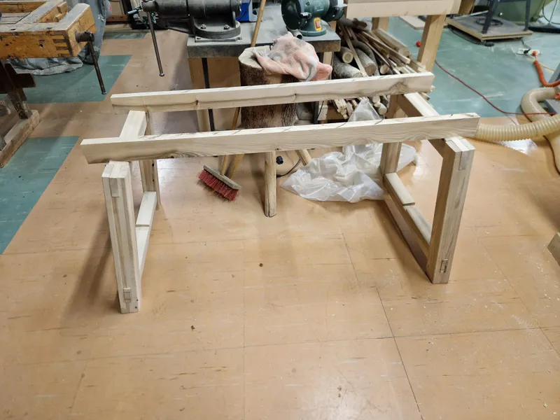 Dining Table Mk2 — Frame Legs & Aprons (9)