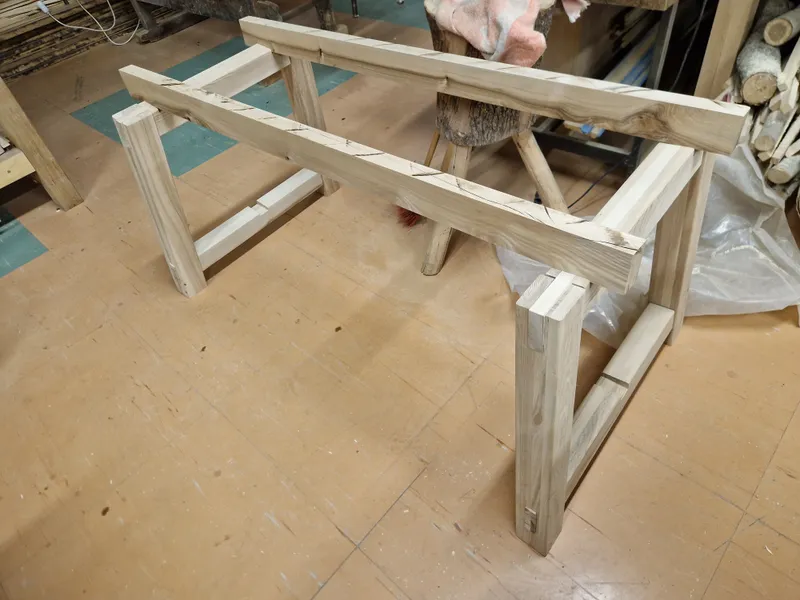Dining Table Mk2 — Frame Legs & Aprons (10)