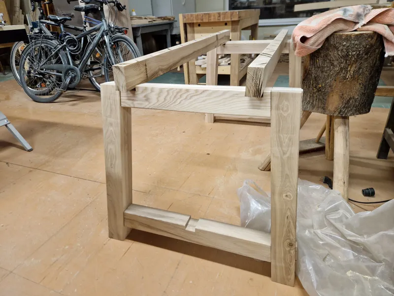 Dining Table Mk2 — Frame Legs & Aprons (11)