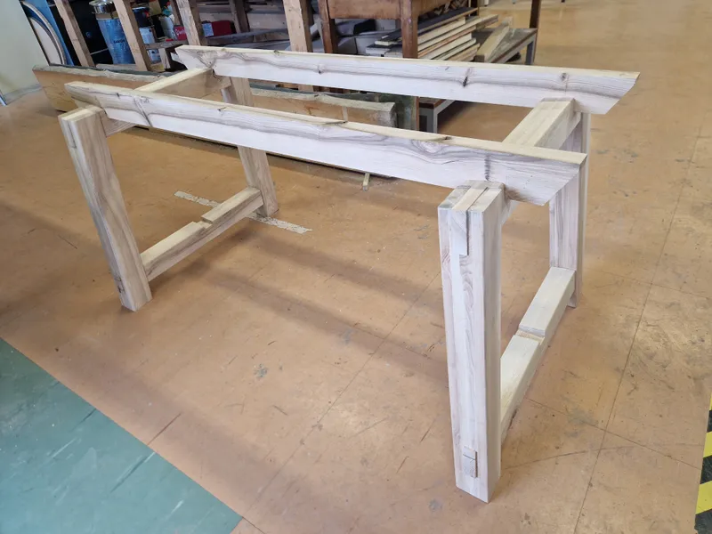 Dining Table Mk2 — Frame Legs & Aprons (13)