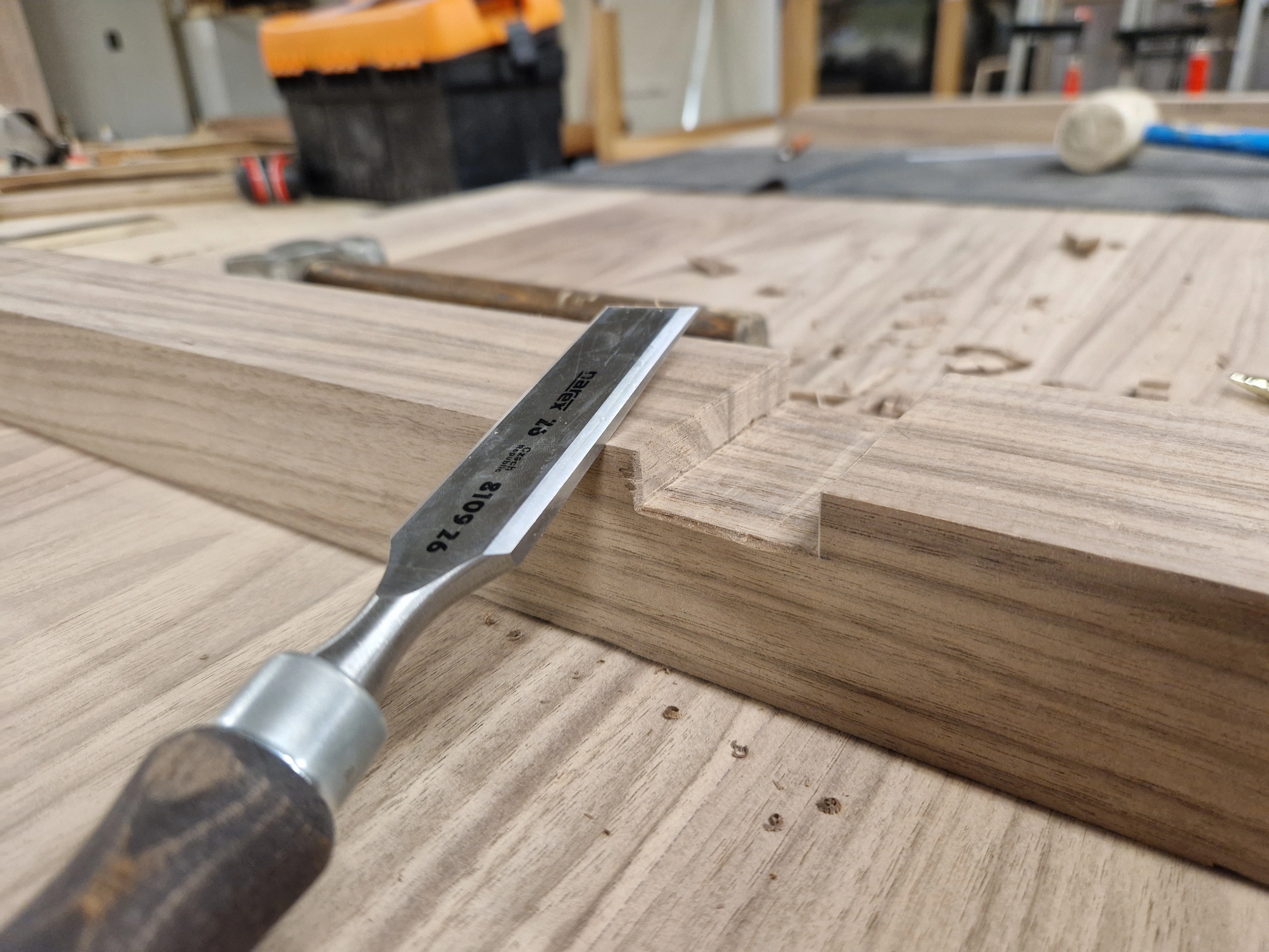 Dining Table MKII — The Last Cuts Connecting Top & Frame, Patching — 4
