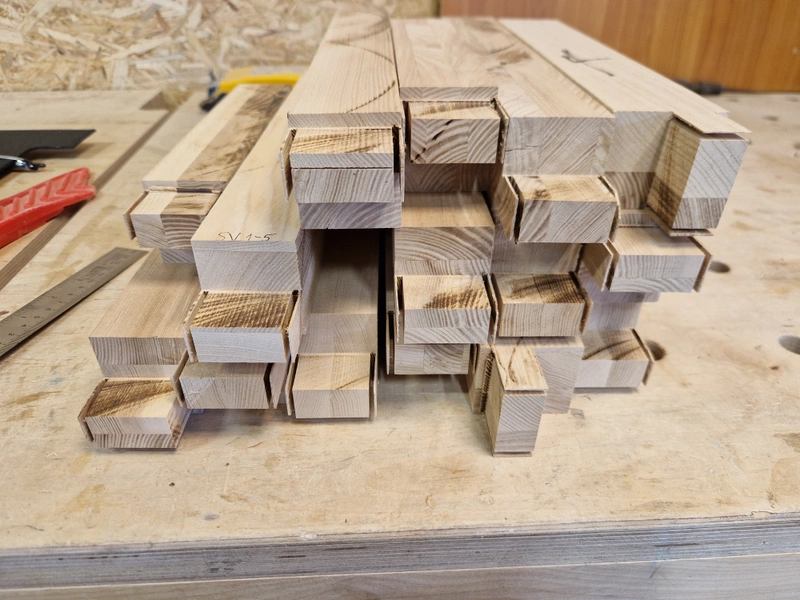 Bookshelf MKII — Milling & Mortises Horizontal connectors (2)