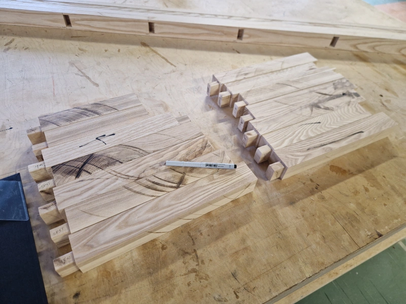 Bookshelf MKII — Slanted Mortises & Tenons Legs & Connectors (1)