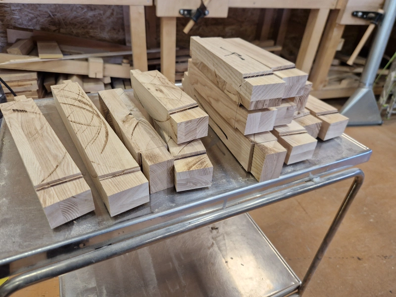 Bookshelf MKII — Slanted Mortises & Tenons Legs & Connectors (3)