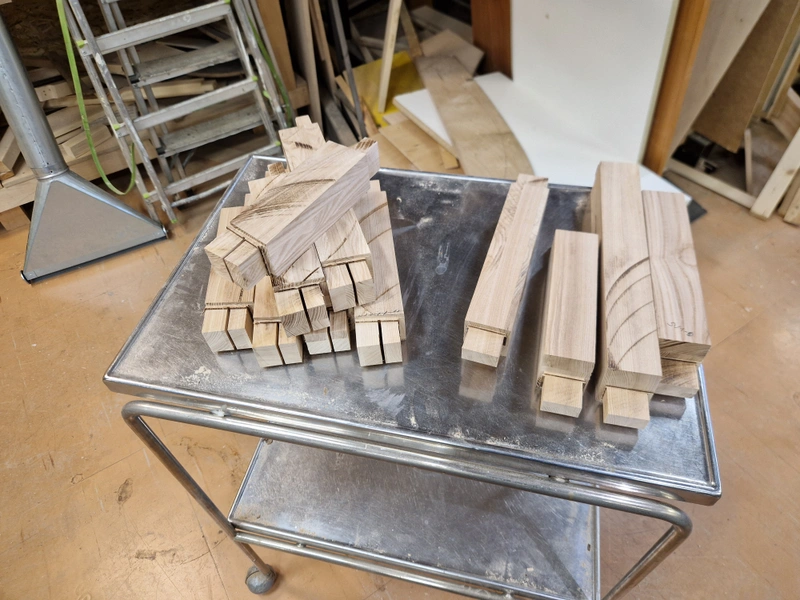 Bookshelf MKII — Slanted Mortises & Tenons Legs & Connectors (4)