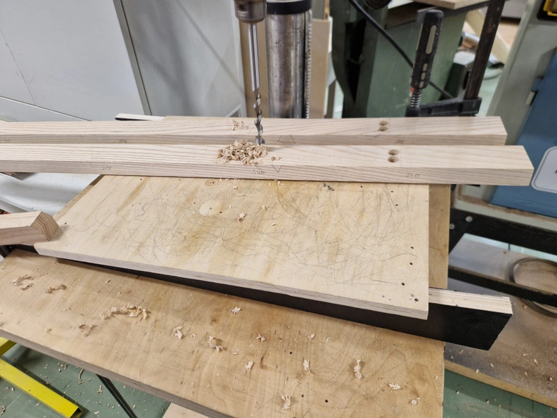 Bookshelf MKII — Slanted Mortises & Tenons Legs & Connectors (5)