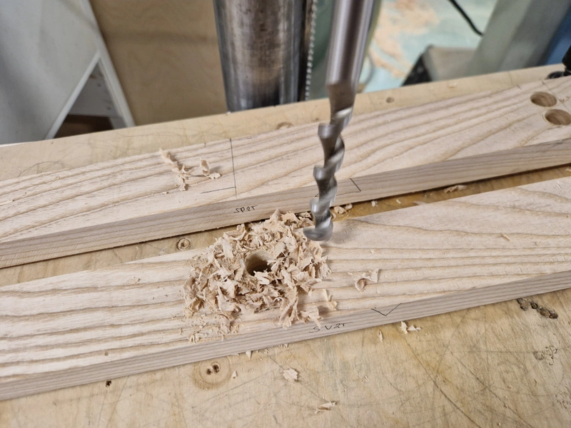 Bookshelf MKII — Slanted Mortises & Tenons Legs & Connectors (6)